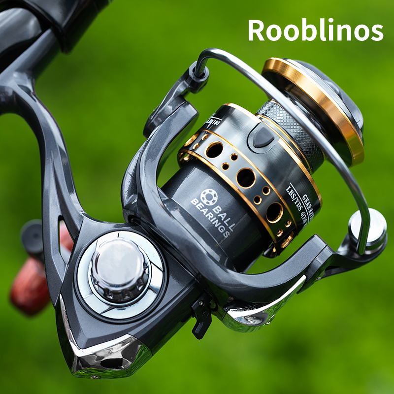 Reel Spare Spool - Rooblinos BK スピニング釣りリール海水淡水金属スプール左/右交換可能なトラウト鯉釣具
