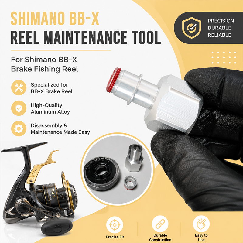 Conventional Reel - 統合アルミニウム合金修理分解ツールシマノ BB-X ハンドブレーキ釣りスピニングリール日常ケア用