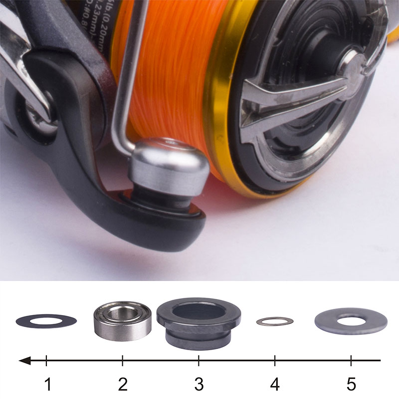 二重凡例-ダイワリール用のガイドローラーとボールベアリング, - Reel Spare Spool のレビューと価格
