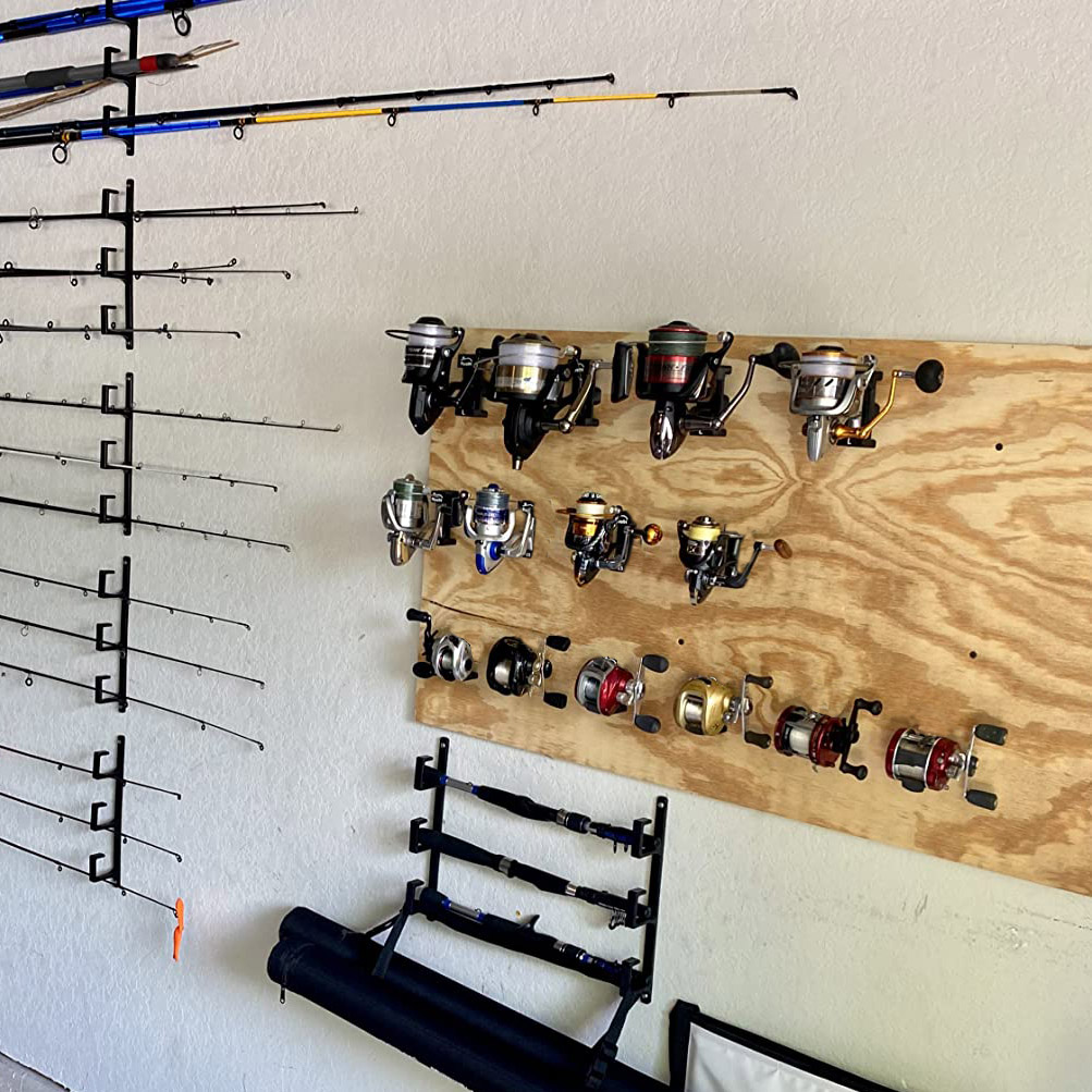 5個入り壁掛け釣りリールホルダー、ベイトキャスティング・フラ - Fly Reel のレビューと価格