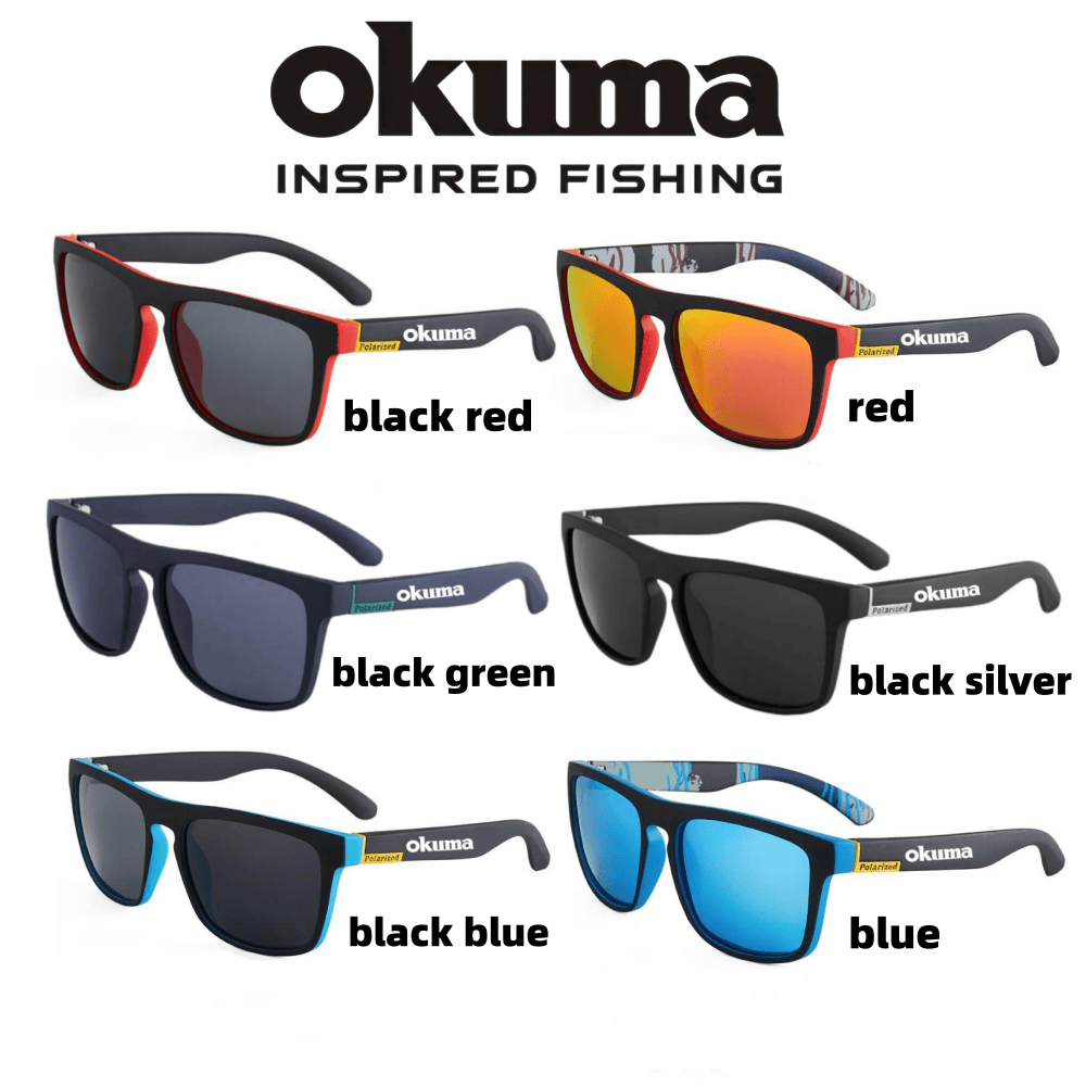 6 色 okuma 偏光サングラス UV400 保護男性女性 - Surf Reel のレビューと価格