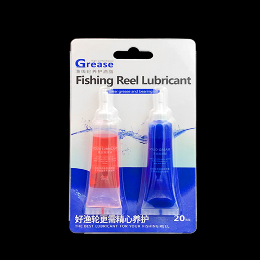 1/2 個釣りリール保護グリース潤滑油コンボキット釣りリール - Reel Lubricant のレビューと価格