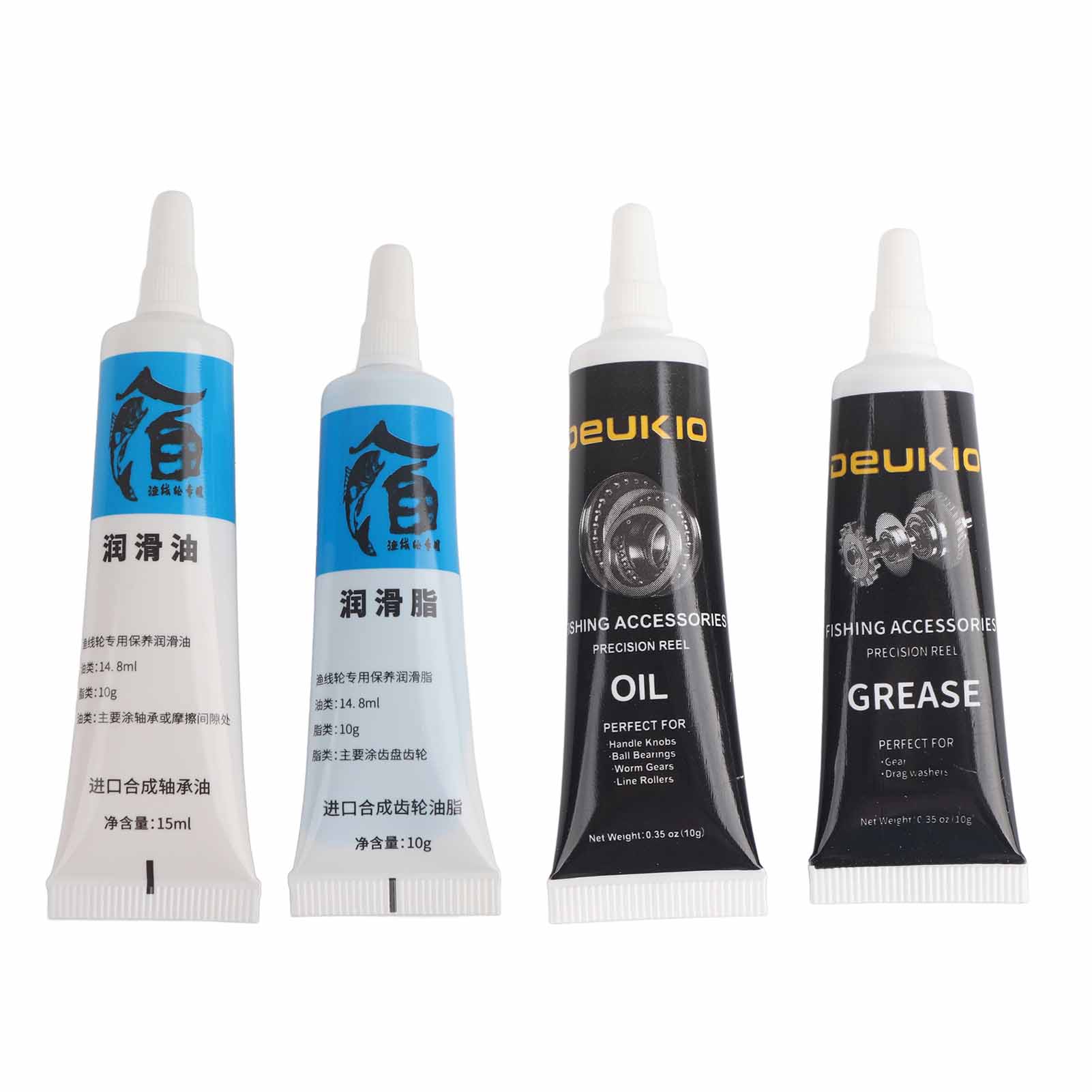 新しい 2 個釣りリールオイルとグリース潤滑剤 Baitca - Reel Lubricant のレビューと価格