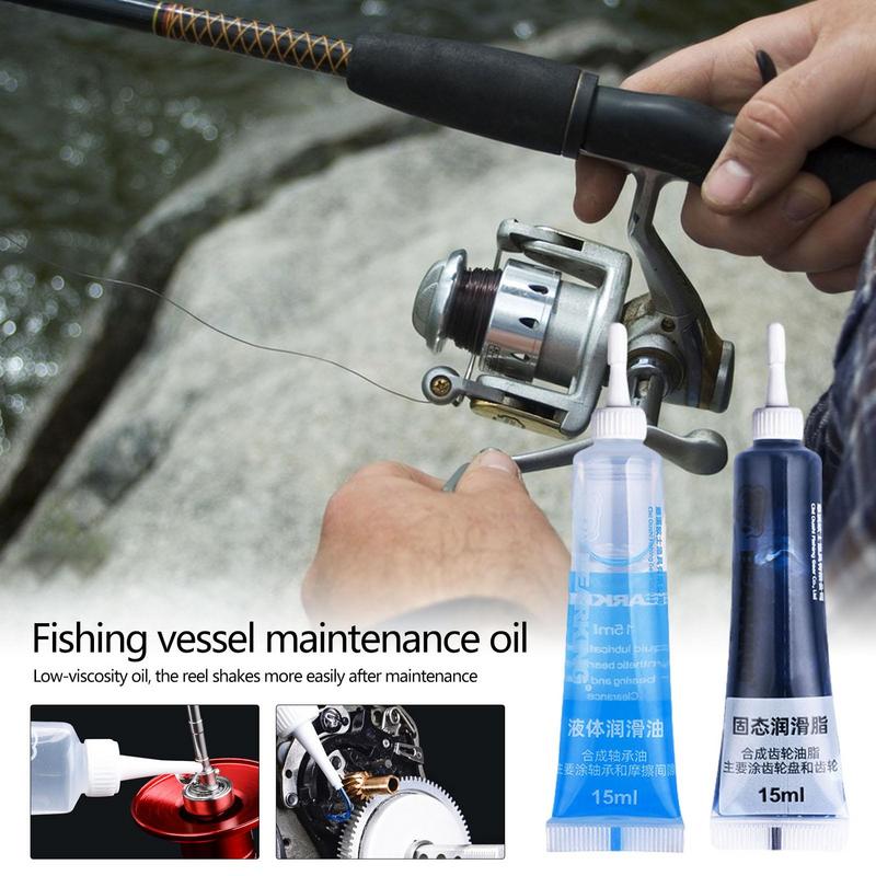 釣りリールのメンテナンスオイルとグリース,潤滑油,保護,グリ - Reel Lubricant のレビューと価格