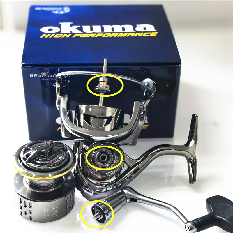 オクマオールメタル防錆スムースベアリング5.5:1フィッシン - Surf Reel のレビューと価格